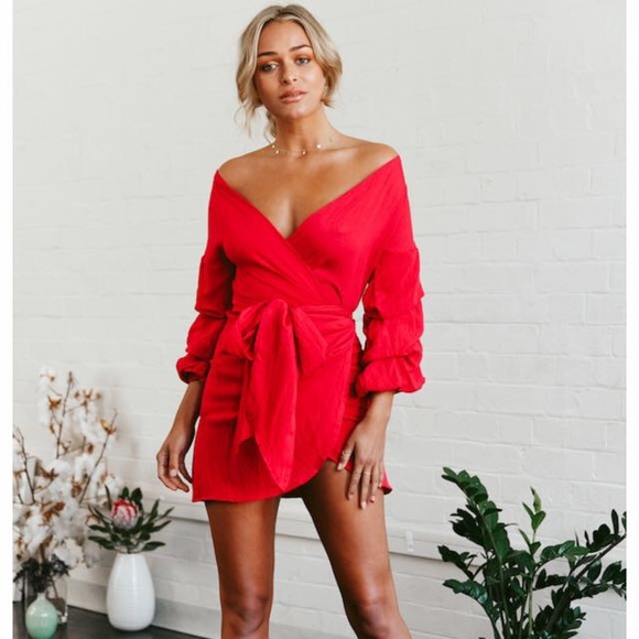 hello molly wrap dress